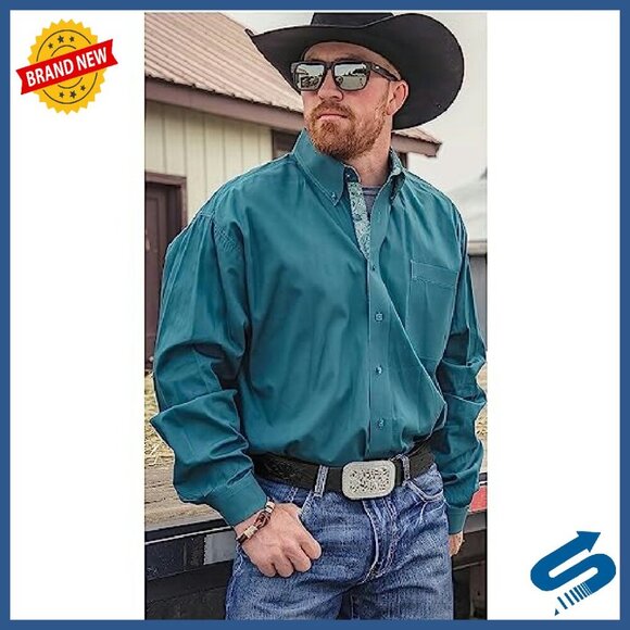 Genuine Leather Western Belt Silver Diamond Buckle Unisex Cowboy Cowgirl